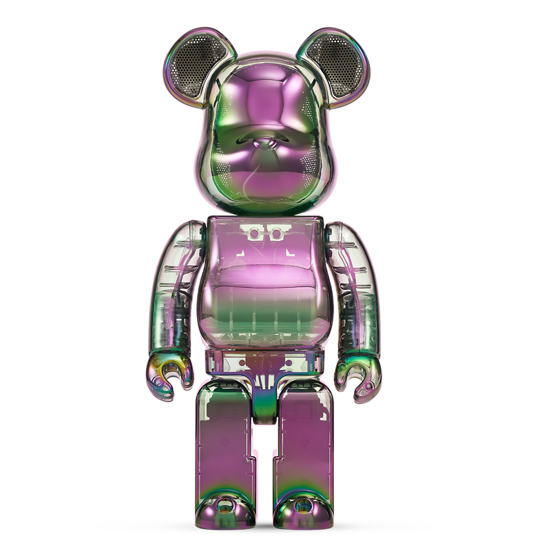 アンプ BE@RBRICK AUDIO 400% Speaker CLEAR Bearbrick Audio 400% Clear BE@RBRICK Portable Bluetooth Speaker