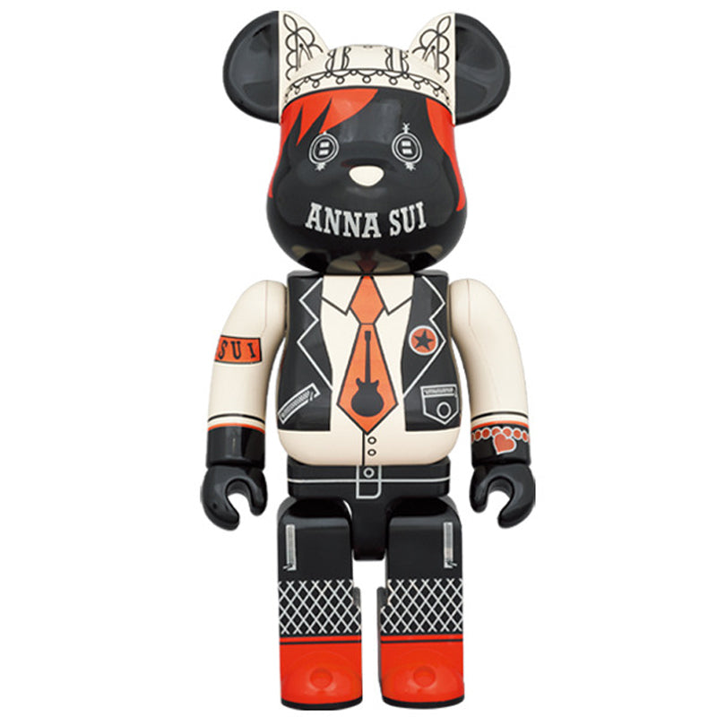 日本売品= BE@RBRICK ANNA SUI RED & BEIGE 400％ 400％ ベアブリック アナスイ キューブリック、ベアブリック