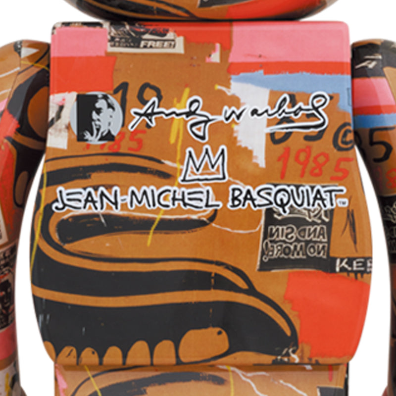 BE@RBRICK Andy Warhol × JEAN-MICHEL BASQUIAT #2 1000