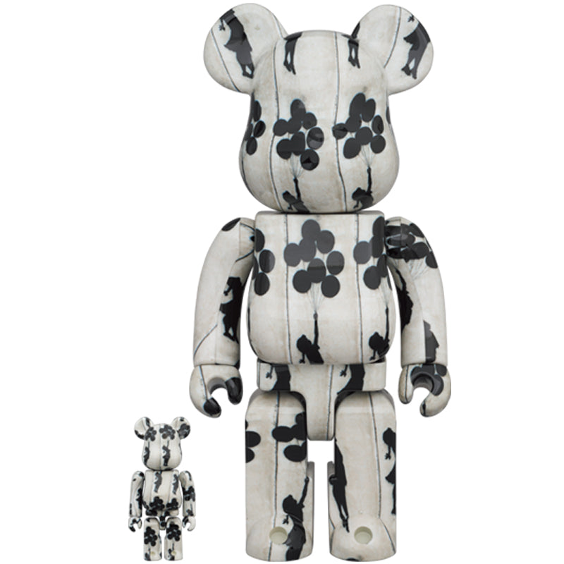 BE@RBRICK Flying Balloons Girl 100％u0026400％-