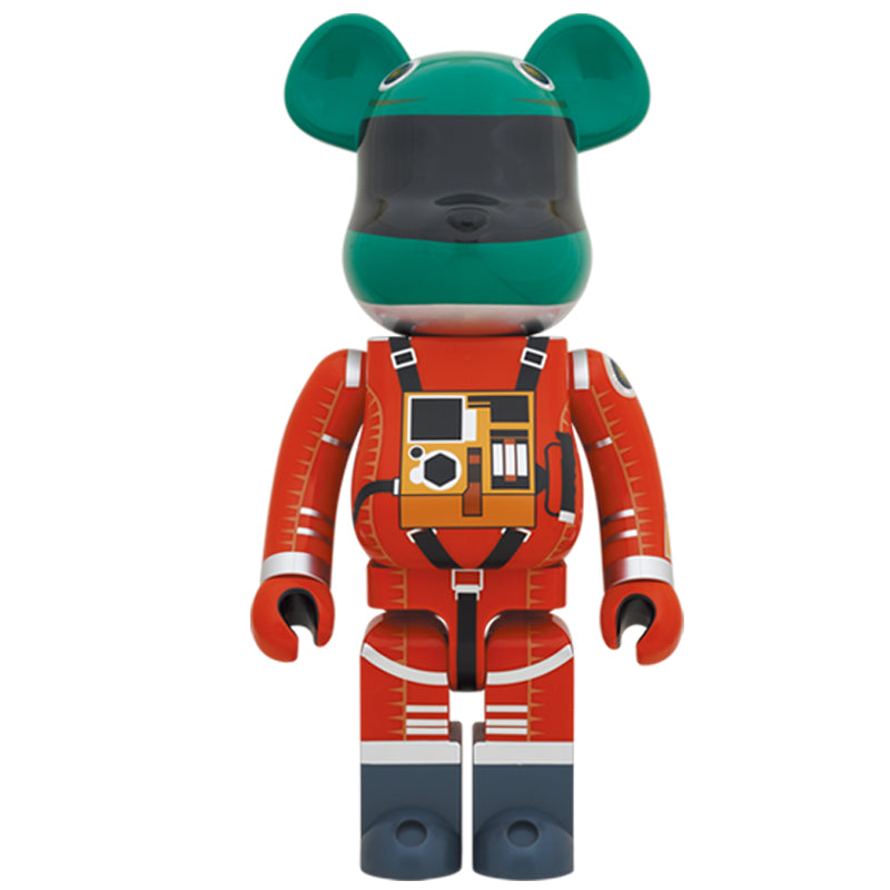 その他 フィギュアBE@RBRICK SPACE SUIT GREEN HELMET & ORANGE SUIT Ver. 1000％