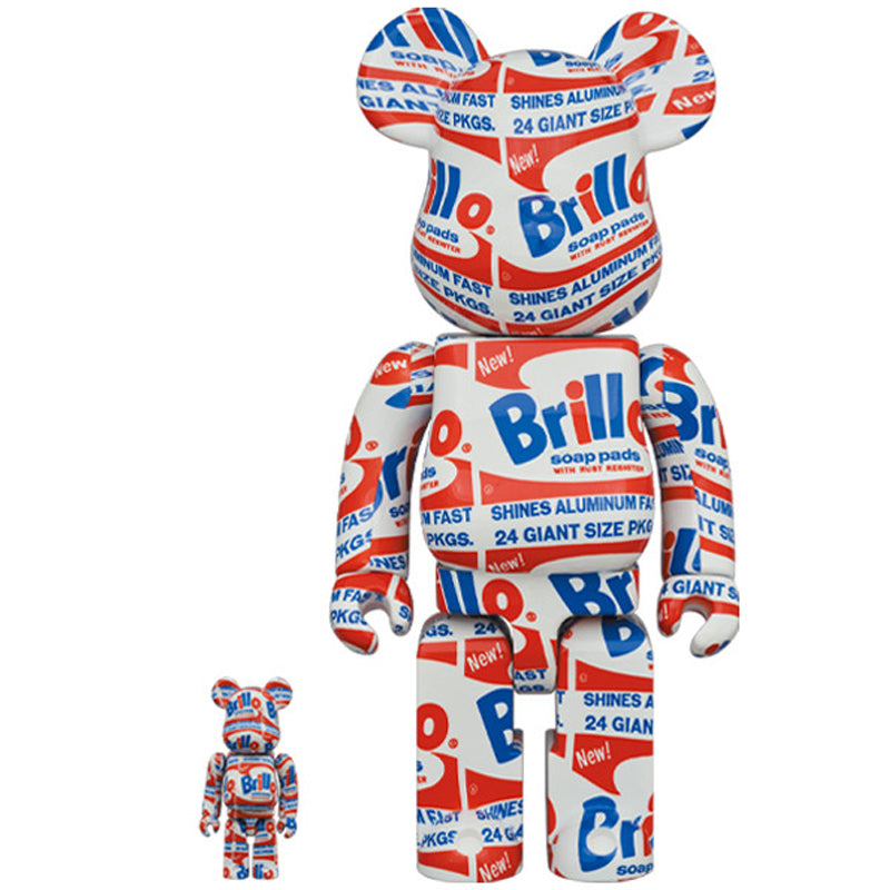 DS Andy Warhol Brillo BearBrick 400% & 100% – Yesterday's Fits