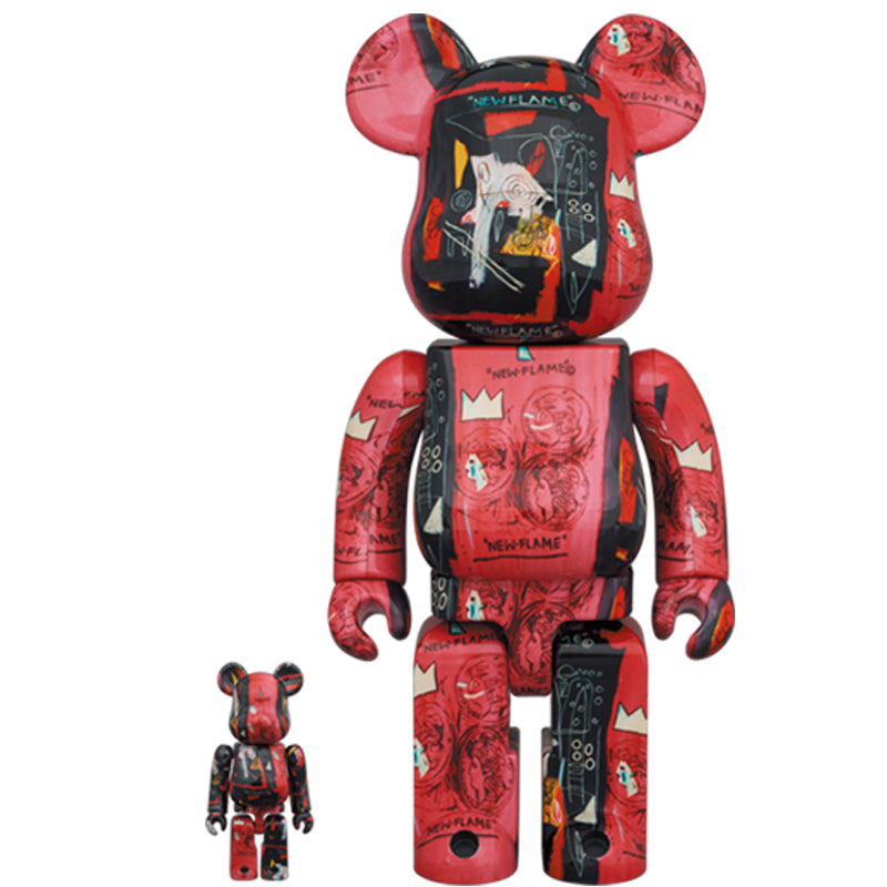 BE@RBRICK  Andy Warhol ×  BASQUIAT #1 BE@RBRICK Andy Warhol × Jean-Michel Basquiat #1 100% & 400％ Set
