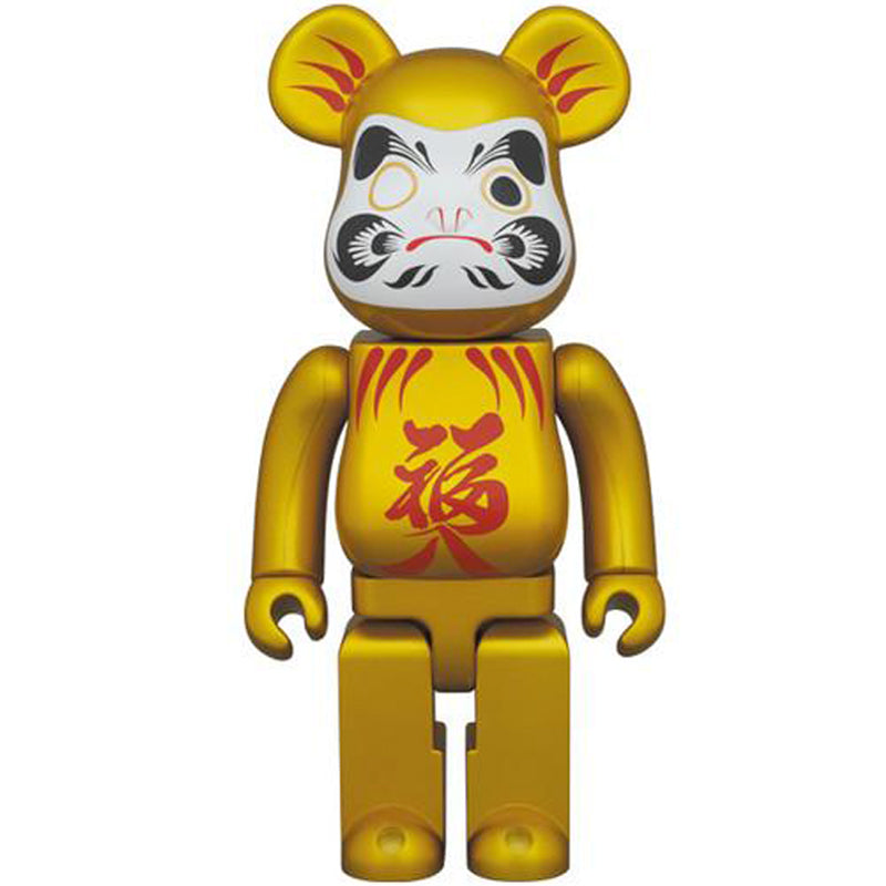 BE@RBRICK 400% Gold Pearl Daruma – TOYQUBE.COM