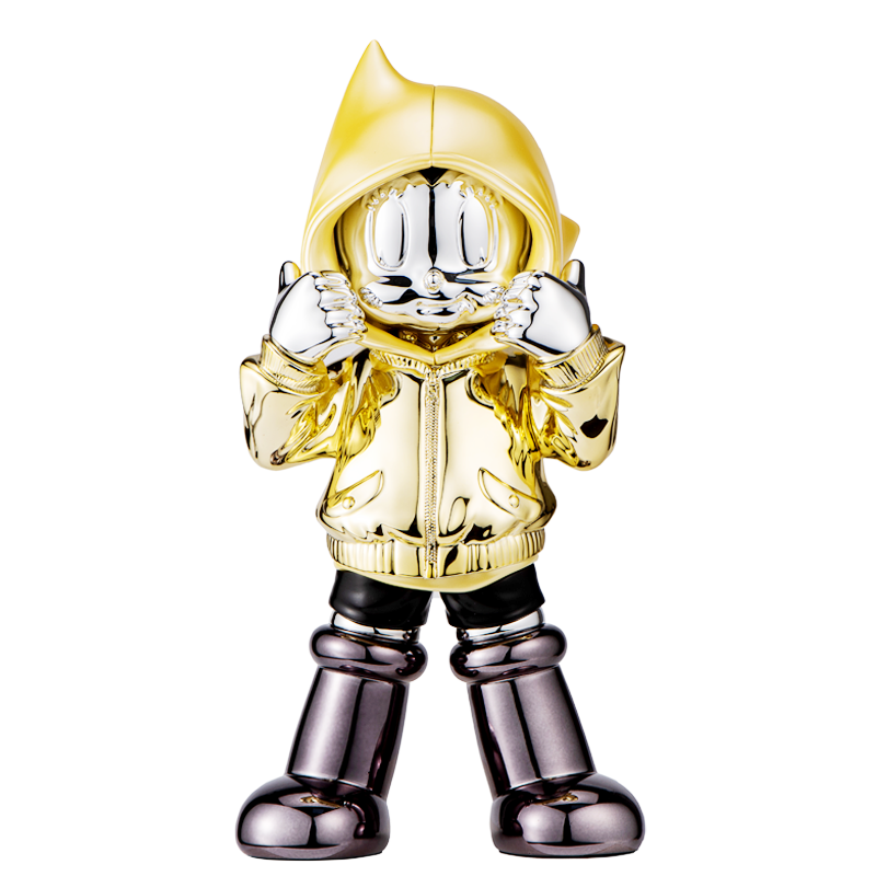 Astro Boy Chrome Hoodie - Gold Yellow – TOYQUBE.COM