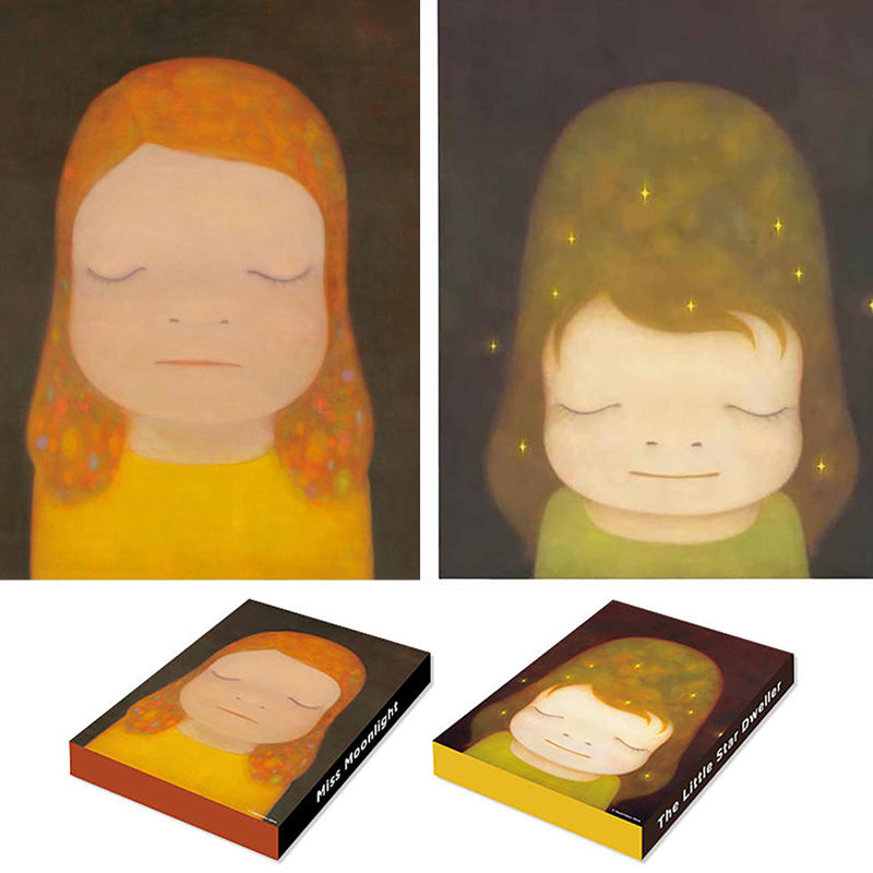 Yoshitomo Nara Puzzle Set of 2 | Miss Moonlight Puzzle & The Little Star Dweller Puzzle