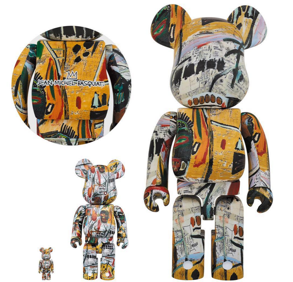 BE@RBRICK - BE@RBRICK JEAN-MICHEL BASQUIAT 100％&400％ Jean-Michel Basquiat 100% + 400% Bearbrick Set – TOYQUBE.COM