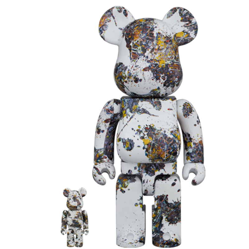 BE@RBRICK Jackson Pollock Studio(SPLASH) 100% & 400% Set BE@RBRICK Jackson Pollock Studio(SPLASH) 100% & 400% Set