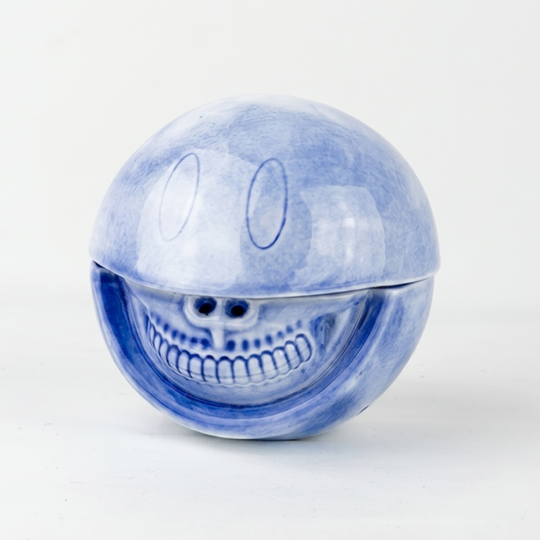 Ron English Grin Ceramic Incense Chamber - Blue – TOYQUBE.COM