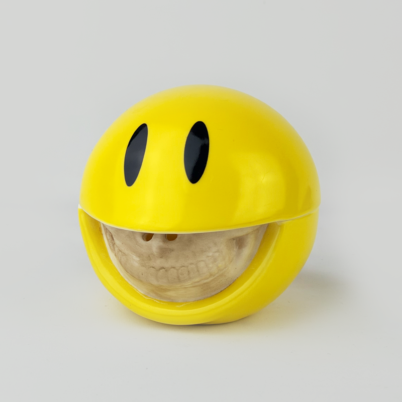 Ron English Grin Ceramic Incense Chamber - Yellow – TOYQUBE.COM