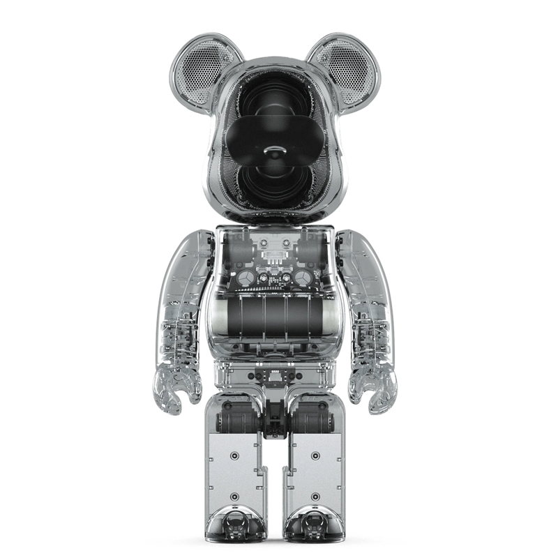 BE@RBRICK AUDIO 400% | Clear