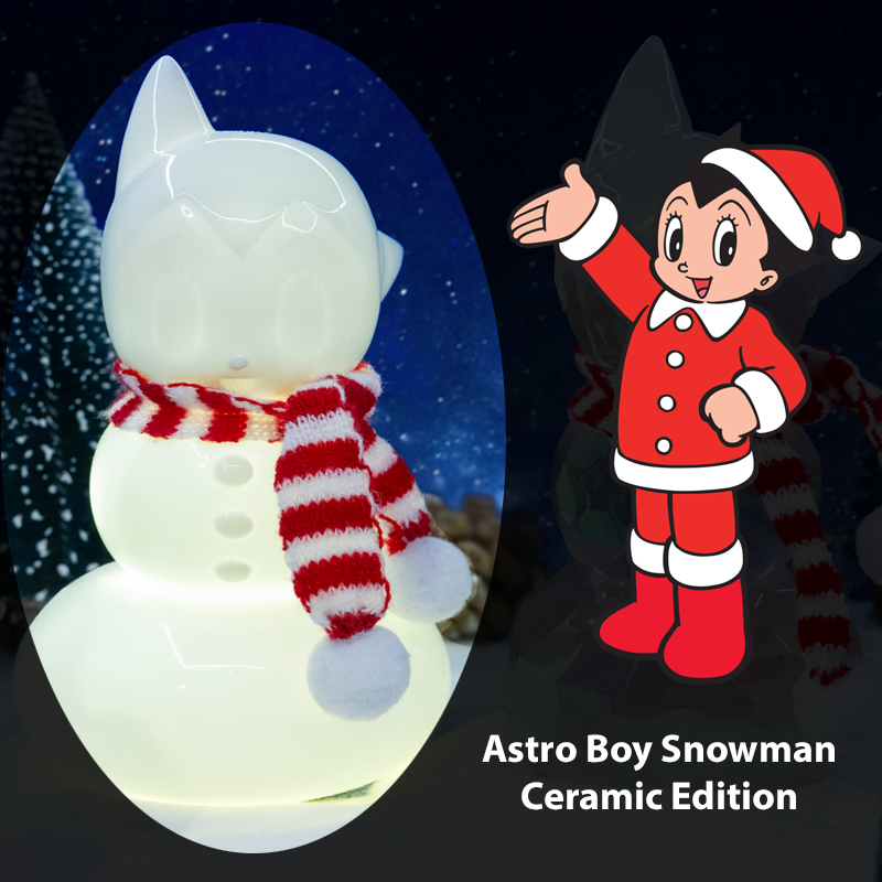 6" Astro Boy Ceramic Snowman