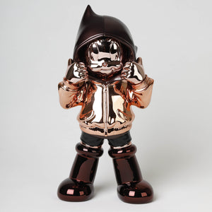 Astro Boy Chrome Hoodie - Rose Gold