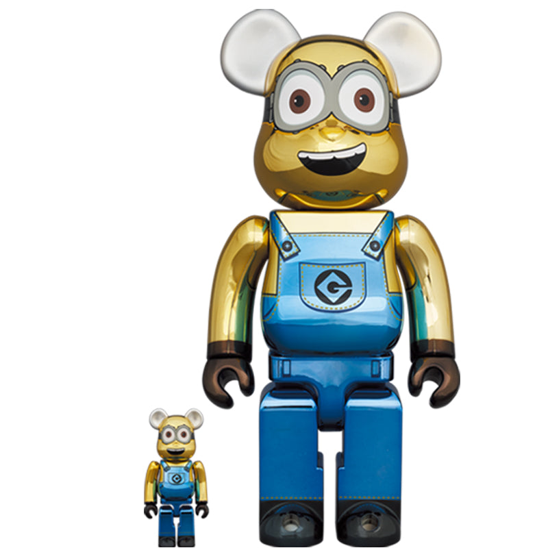 通販 送料無料  BE@RBRICK Dave Chrome Ver. 100% & 400％ set – TOYQUBE.COM その他
