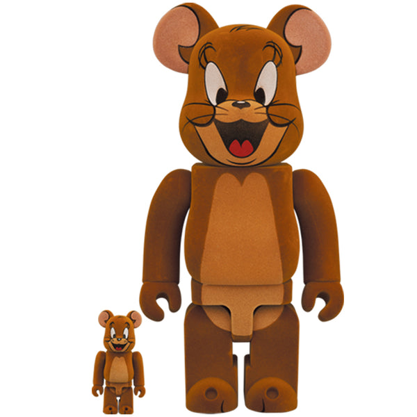 BE@RBRICK JERRY Flocked Ver. 100％ & 400％ SET – TOYQUBE