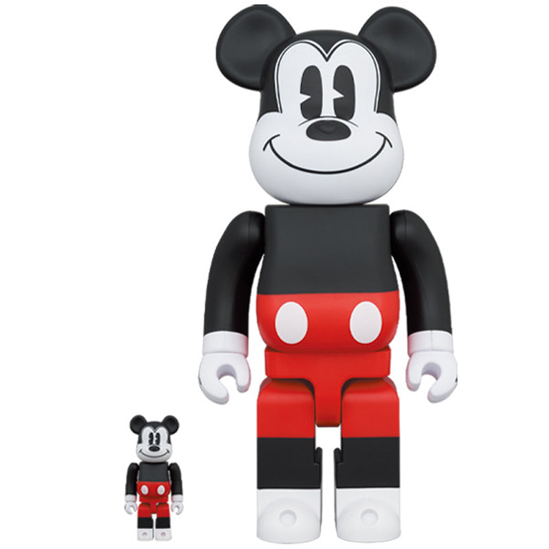 BE@RBRICK MICKEY MOUSE (R&W 2020 Ver.) 100% & 400% Set