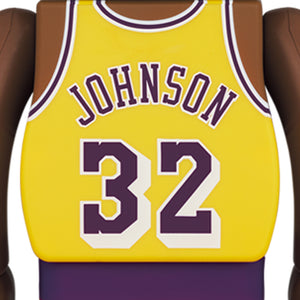 BE@RBRICK Magic Johnson (Los Angeles Lakers) 100％ & 400％ SET