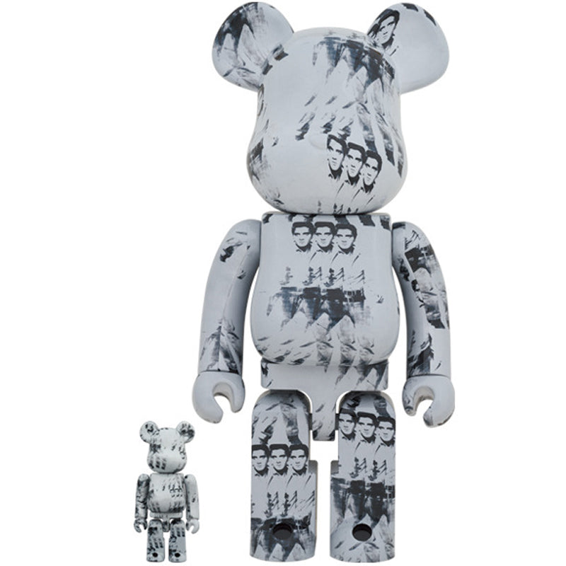 20-60代からのファッション通販  BE@RBRICK Andy Warhol's ELVIS PRESLEY 100% & 400％ Set キューブリック、ベアブリック