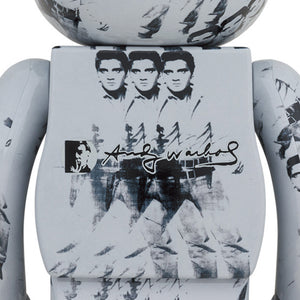 BE@RBRICK Andy Warhol's ELVIS PRESLEY 100% & 400％ Set