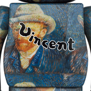 BE@RBRICK「Van Gogh Museum」Self-Portrait with Grey Felt Hat 1000％