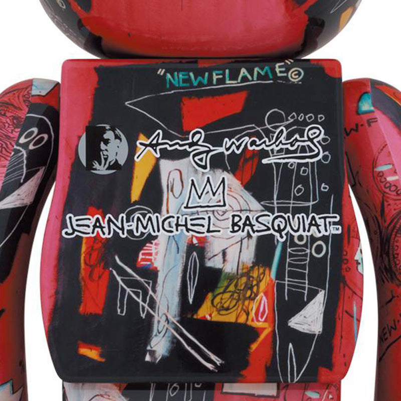 BE@RBRICK Andy Warhol x Jean-Michel Basquiat #1 1000％