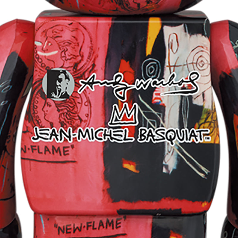 BE@RBRICK Andy Warhol × Jean-Michel Basquiat #1 100% & 400％ Set