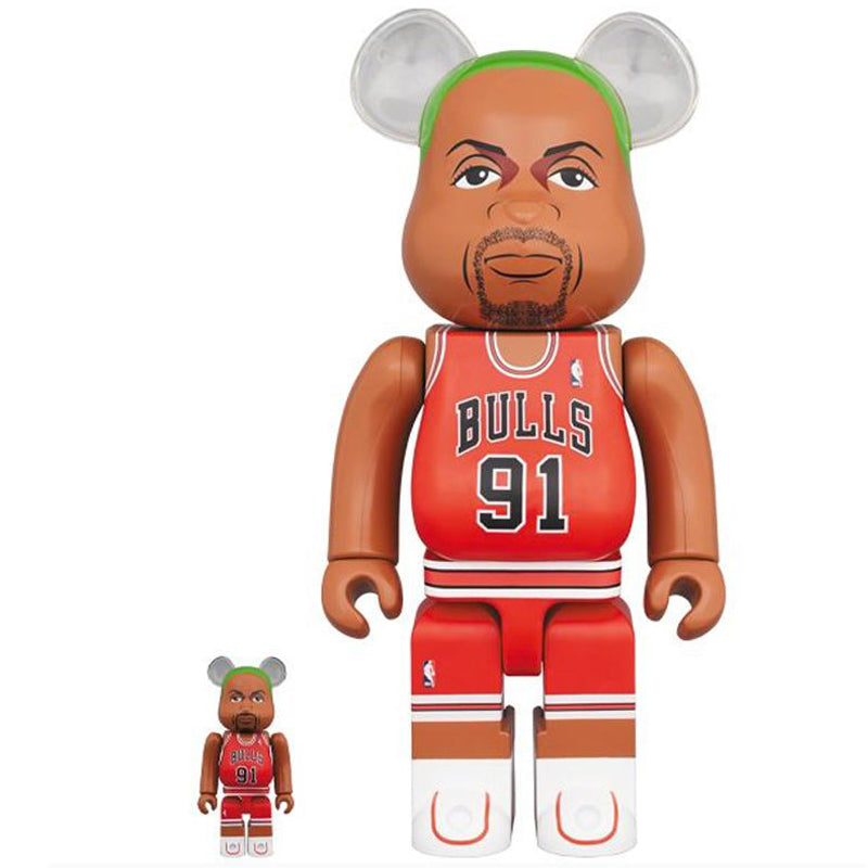 Medicom BE@RBRICK NBA Dennis Rodman 100% 400% Bearbrick