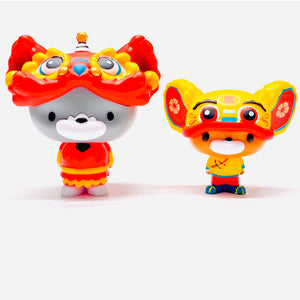 Chibi Tom and Jerry (Traditional Lion Dance Set)