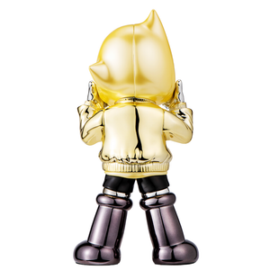 Astro Boy Chrome Hoodie - Gold Yellow