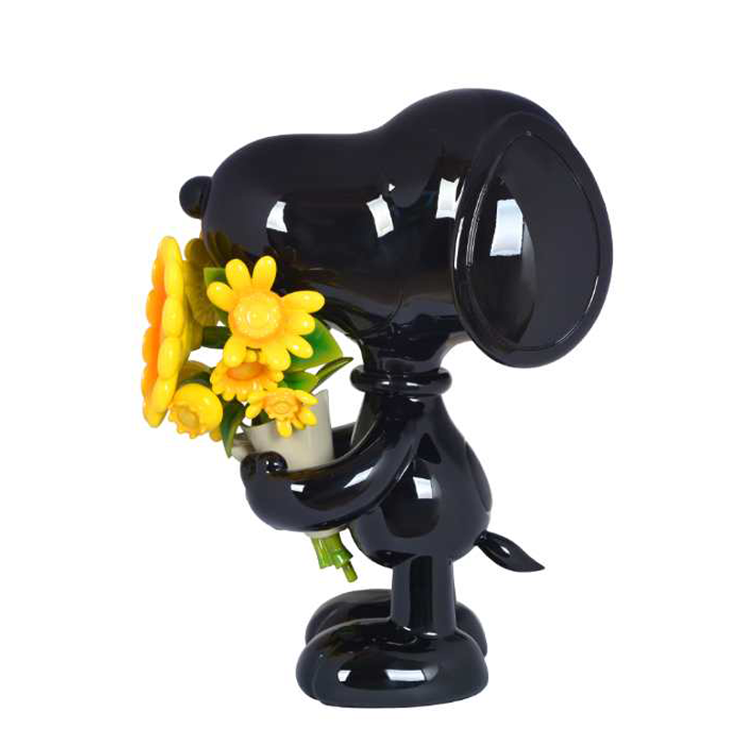 Snoopy Gloss Black | Flower