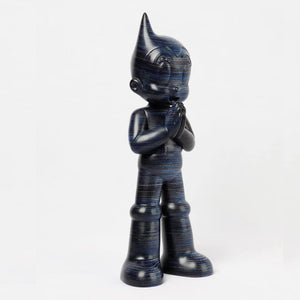 Astro Boy Greeting - Blue Wooden (Horizontal Ver.)