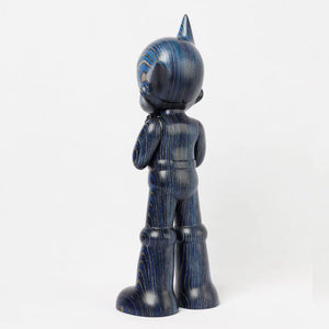 Astro Boy Greeting - Blue Wooden (Vertical Ver.)