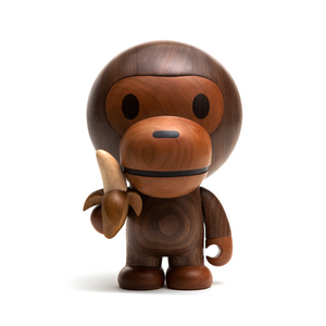 BAPE X TOYQUBE WOODEN BABY MILO