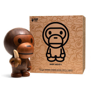 BAPE X TOYQUBE WOODEN BABY MILO