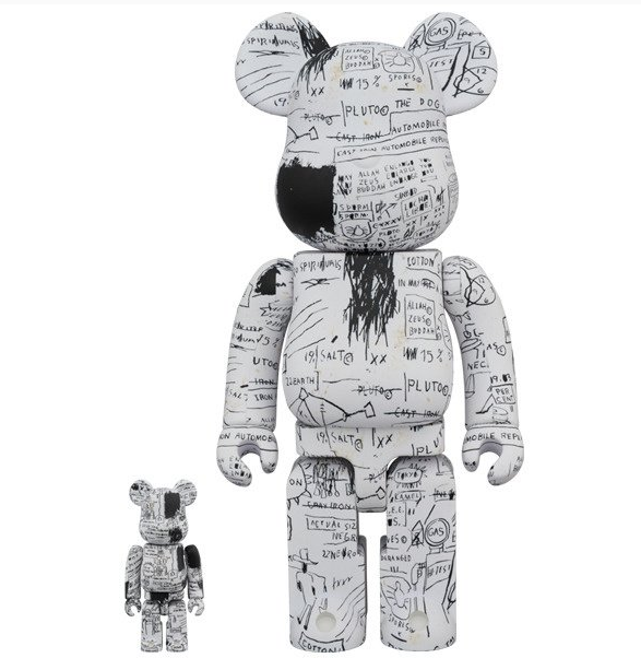 BE@RBRICK JEAN-MICHEL BASQUIAT 100％&400％