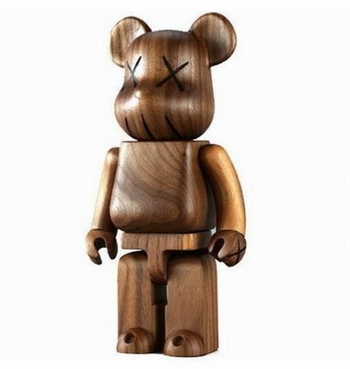 KAWS BWWT 400% Wooden Bearbrick – TOYQUBE.COM