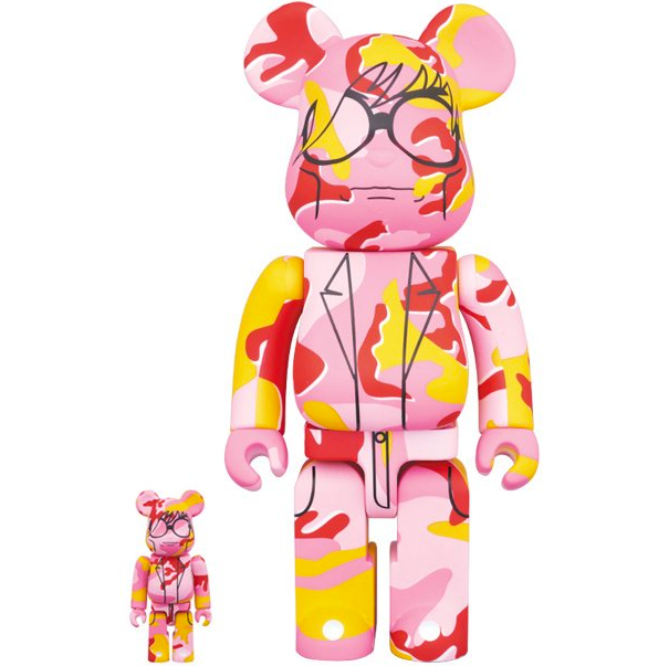 BE@RBRICK Andy Warhol Camo Ver. 100% & 400%