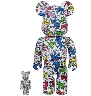 Keith Haring Bearbrick 100% + 400% set