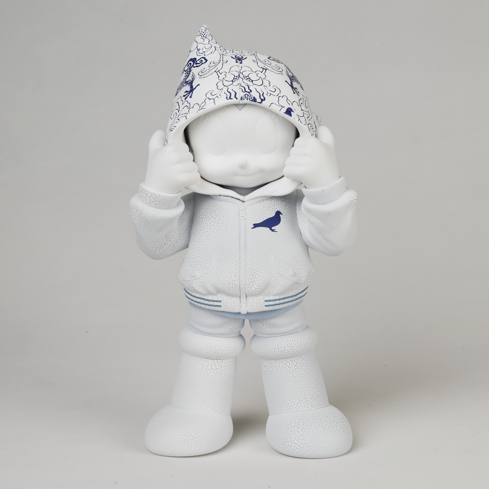 ToyQube Astro Boy Chrome Hoodie - Vol.02 NTWRK Exclusive Colorway Action  Figure White - SS21 - US